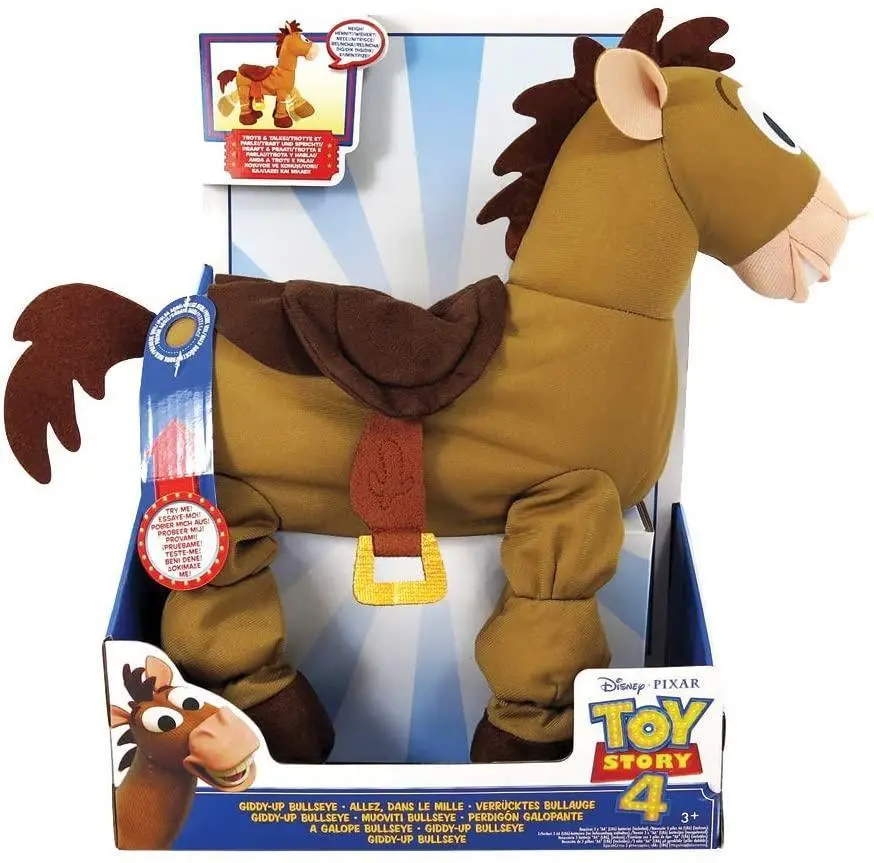 Toy Story 4 Giddy-Up Bullseye Trotting & Talking Horse Toy 1