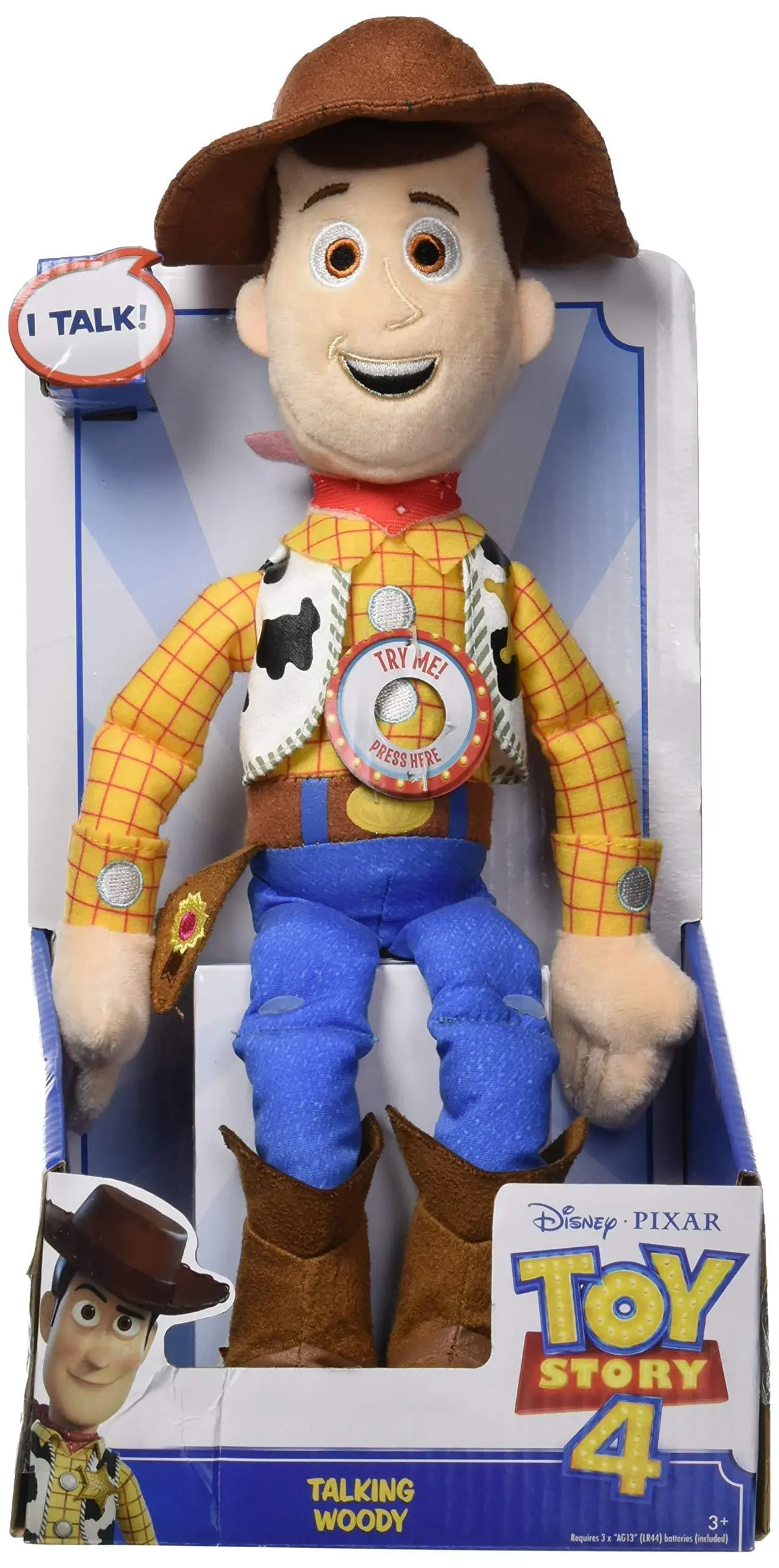 Toy Story 4 Woody Talking Plush 33Cm 1