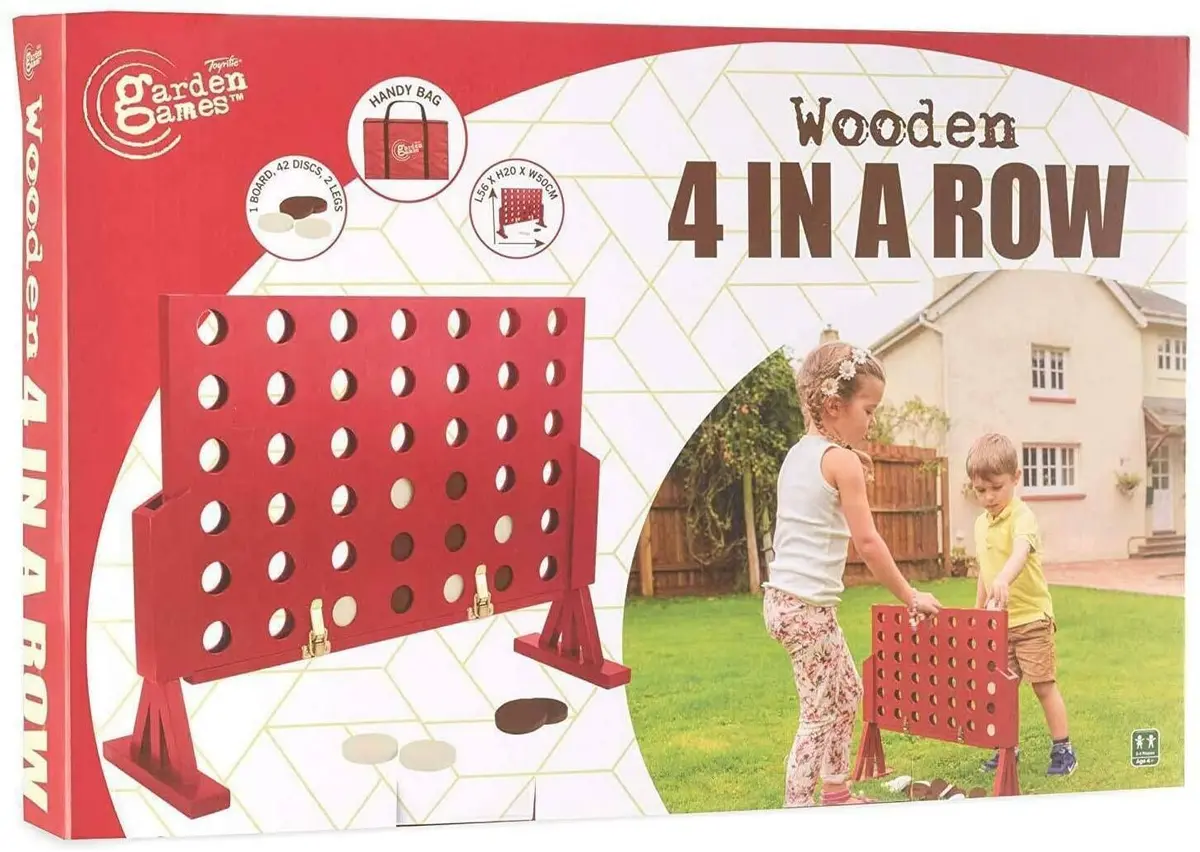 Toyrific Garden Games 4 In A Row Classic Game 1