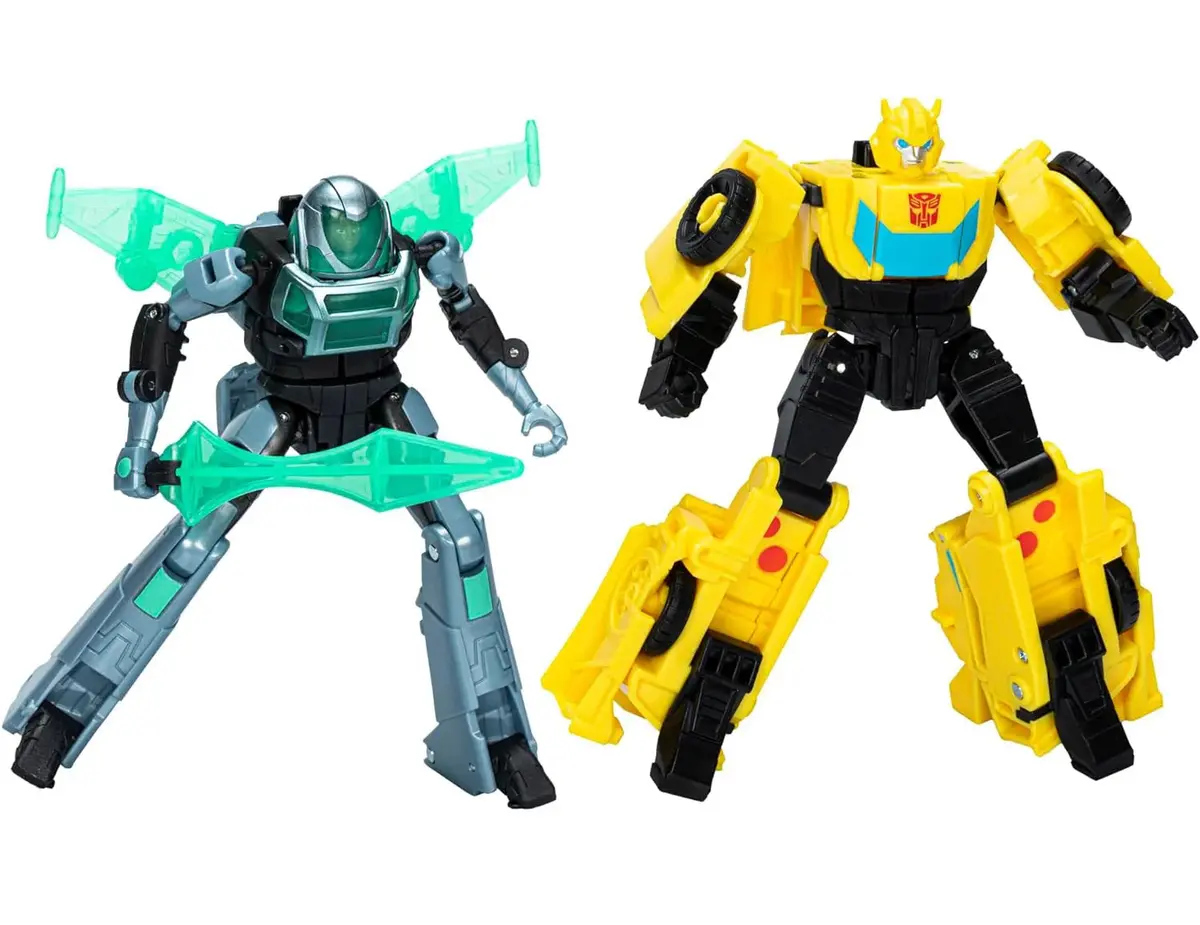 Transformers Earthspark Cyber-Combiner Bumblebee And Mo Malto Robot 2
