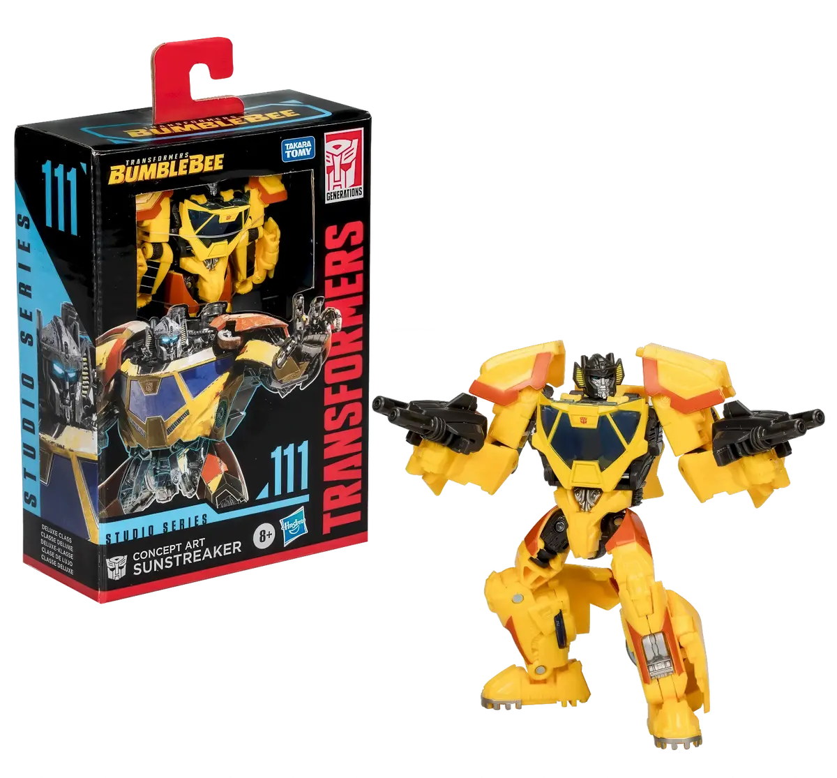 Transformers Studio Series Deluxe Transformers: Bumblebee 111 Concept Art Sunstreaker 11.4Cm 1