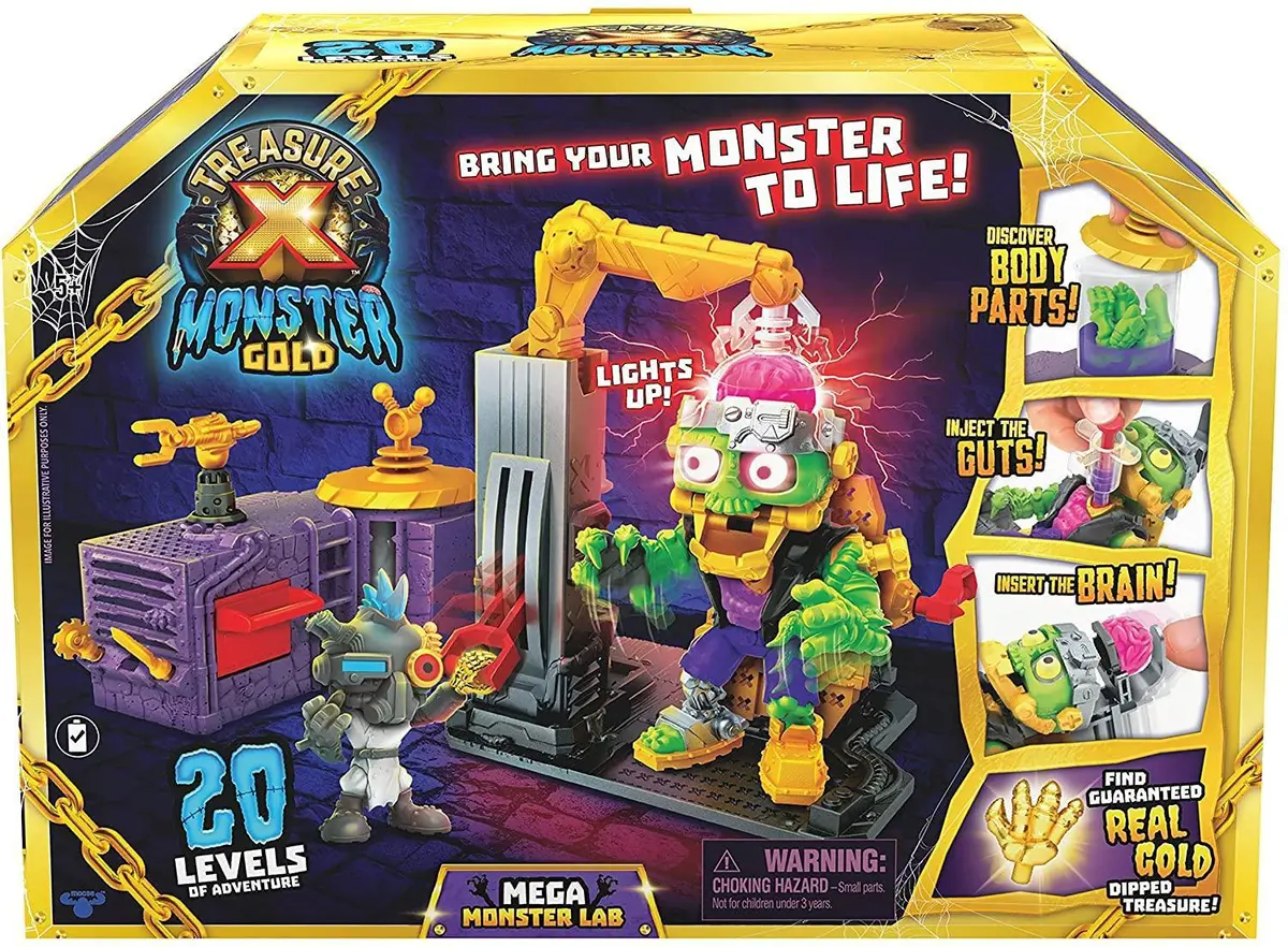 Treasure X Monster Gold Mega Monster Lab Playset 1