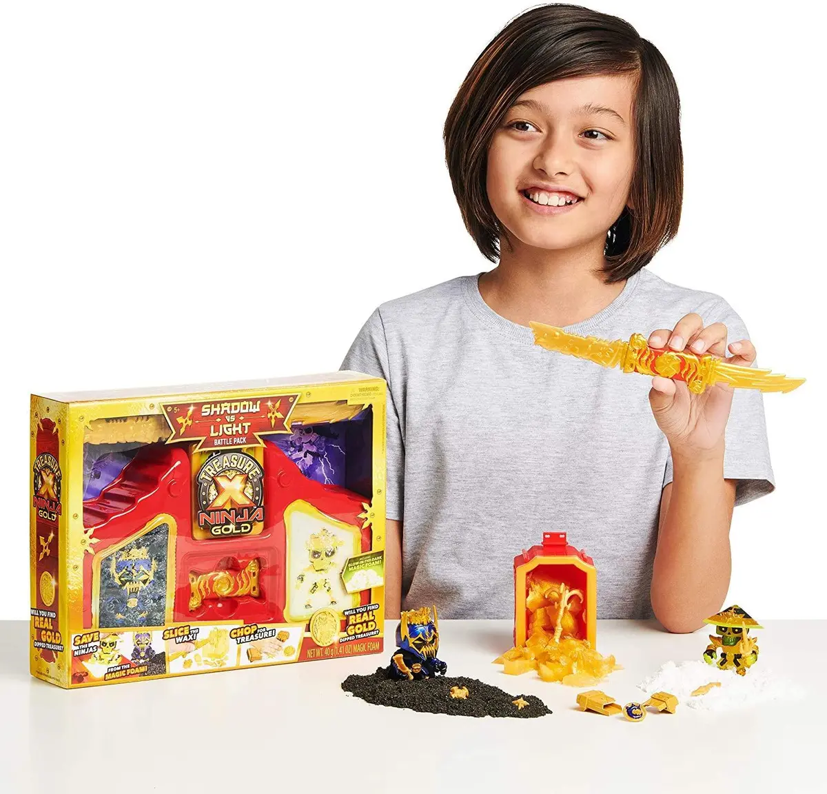 Treasure X Ninja Gold Shadow Vs Light Battle Pack 1