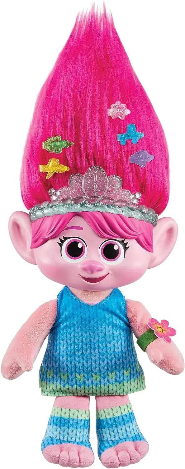 Trolls Hair Pops Surprise Poppy Feature Interactive Soft Doll 1