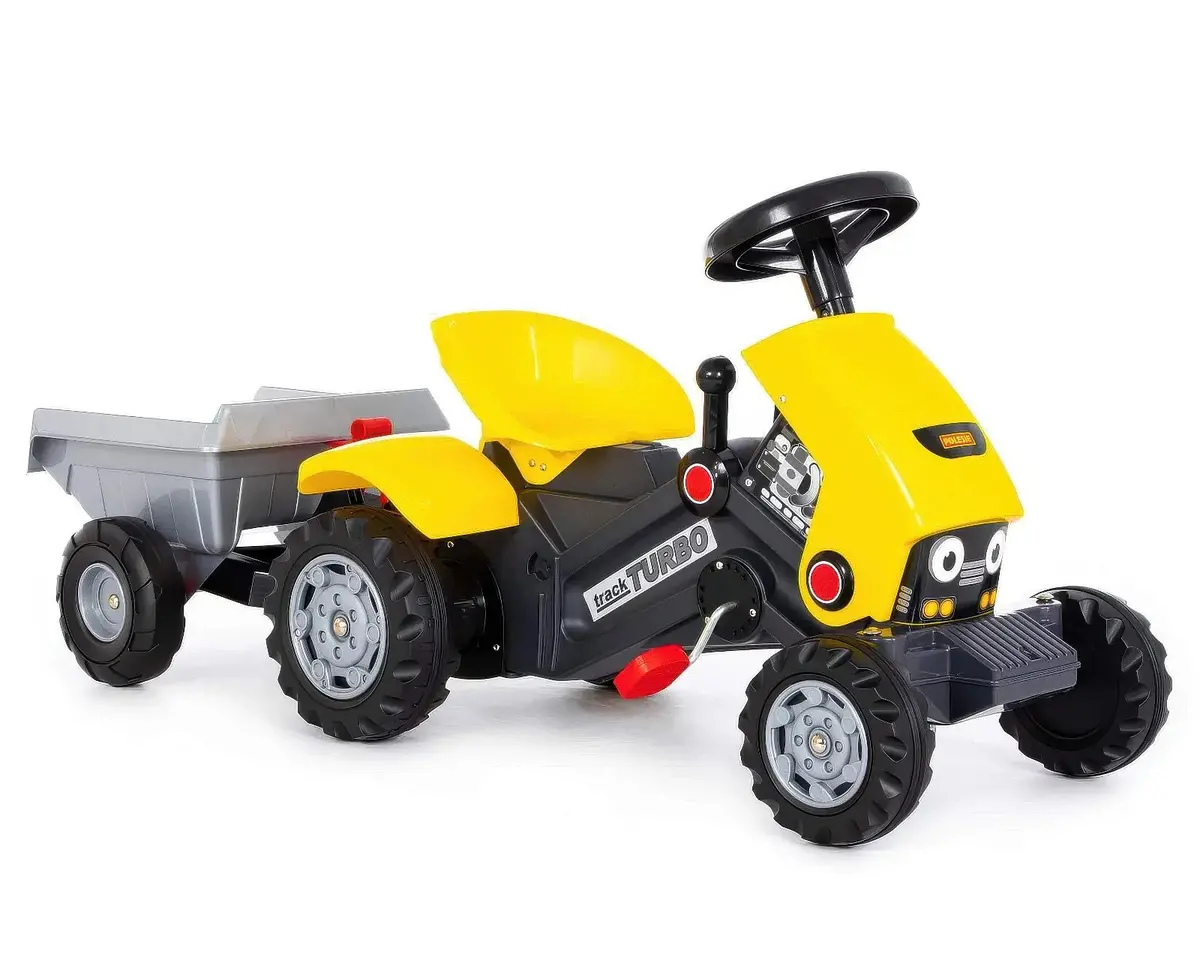 Turbo 2 Pedal Tractor And Trailer Ride-On 1