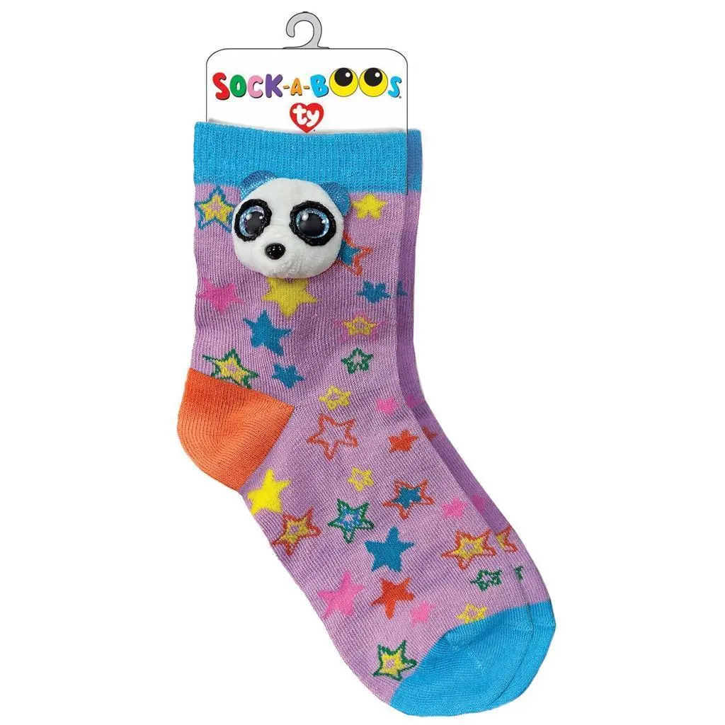 Ty Beanie Boo Fashion Slipper Socks - Bamboo The Panda 1