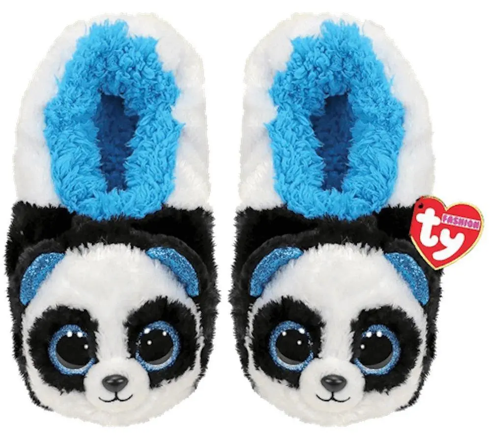 Ty Beanie Boo Slipper Socks - Bamboo The Panda 1