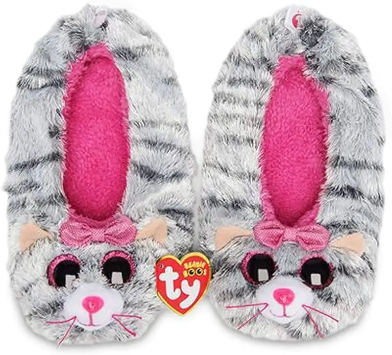 Ty Beanie Boo Slipper Socks - Kiki Cat 1