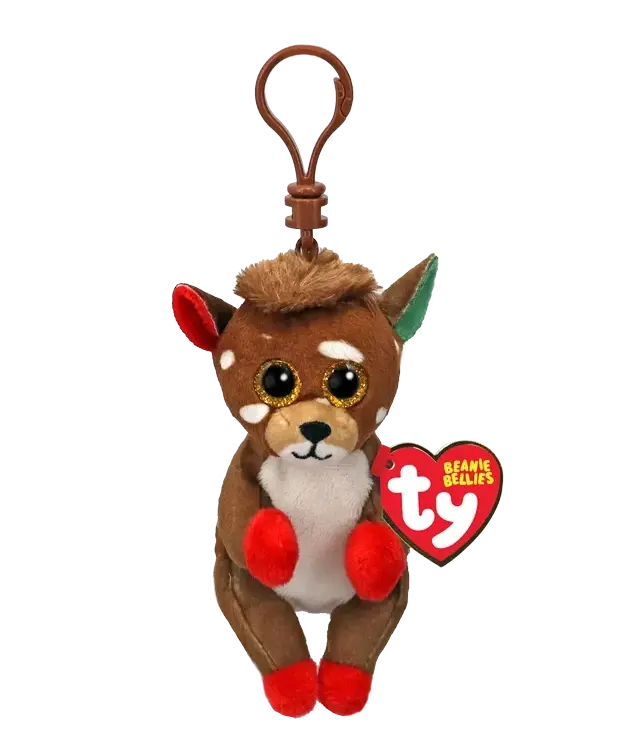 Ty Beanie Boo's Clip Christmas Juno Reindeer 7Cm 1