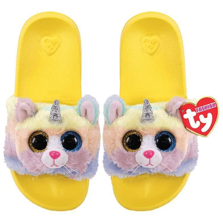 Ty Fashion Slide Slippers Heather Cat - Size 36-38 1