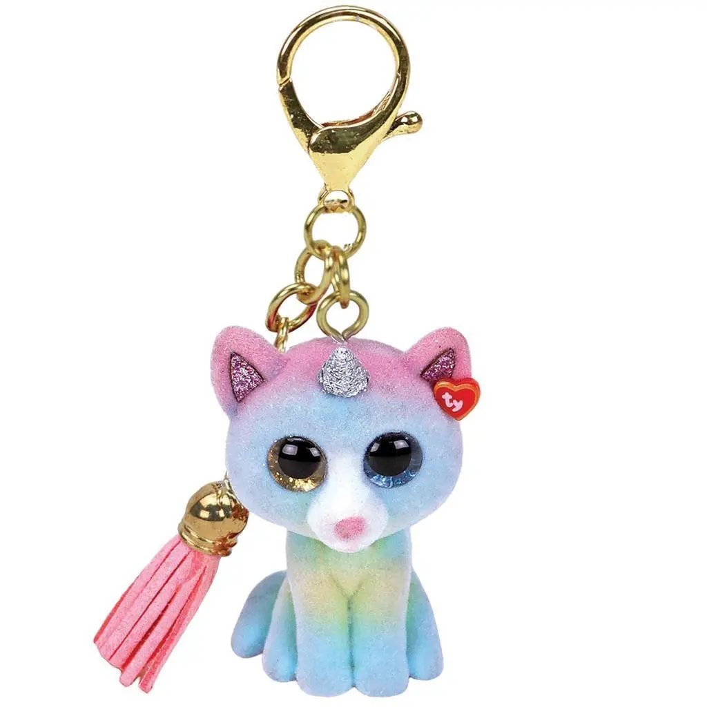 Ty Mini Boo's Clip Heather Cat 9Cm 1