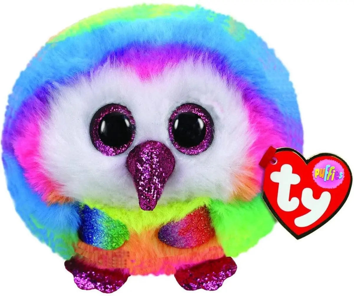 Ty Teeny Puffies Owen Owl 10Cm Plush 1