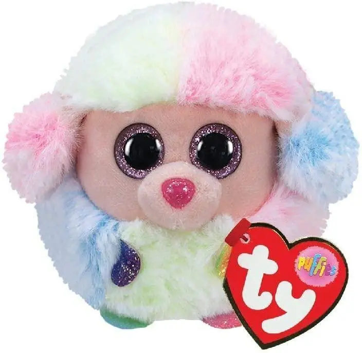 Ty Teeny Puffies Rainbow Poodle 10Cm Plush 1
