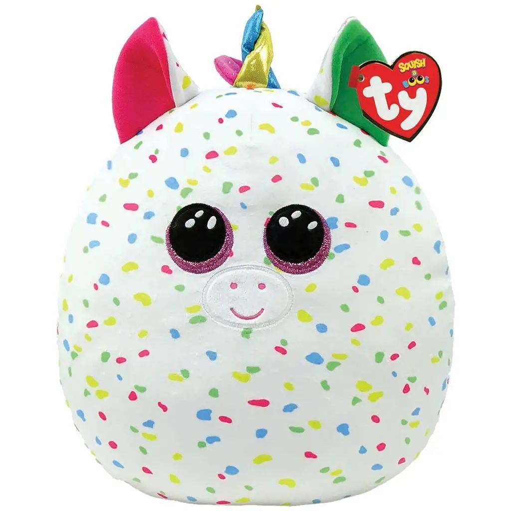 Ty Toys Squish A Boo 31Cm Bear Harmonie Unicorn Cushion 1