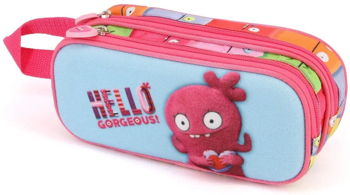Ugly Dolls Heart 3D Hello Gorgeous Double Pencil Case 1