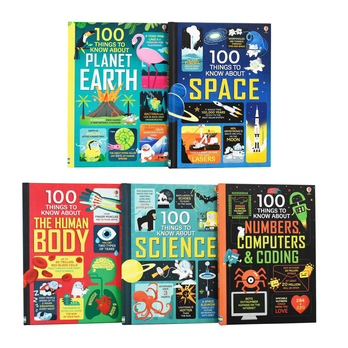 Usborne 100 Things To Know Book Assortment - Ages 8-12 1