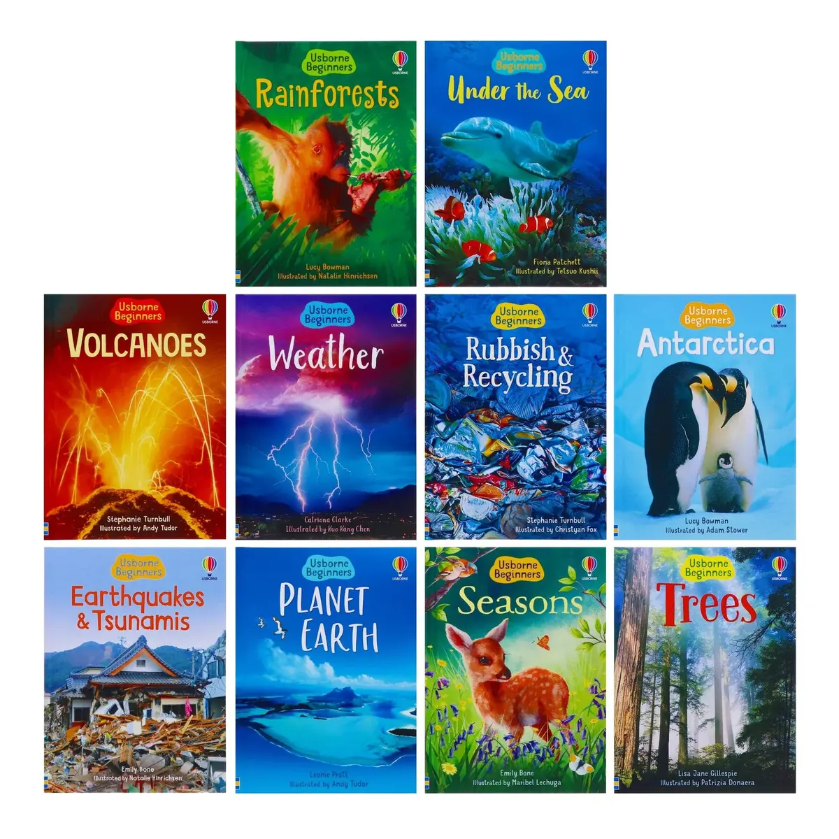 Usborne Beginners Our World Children's Hardback Book Assortment 1