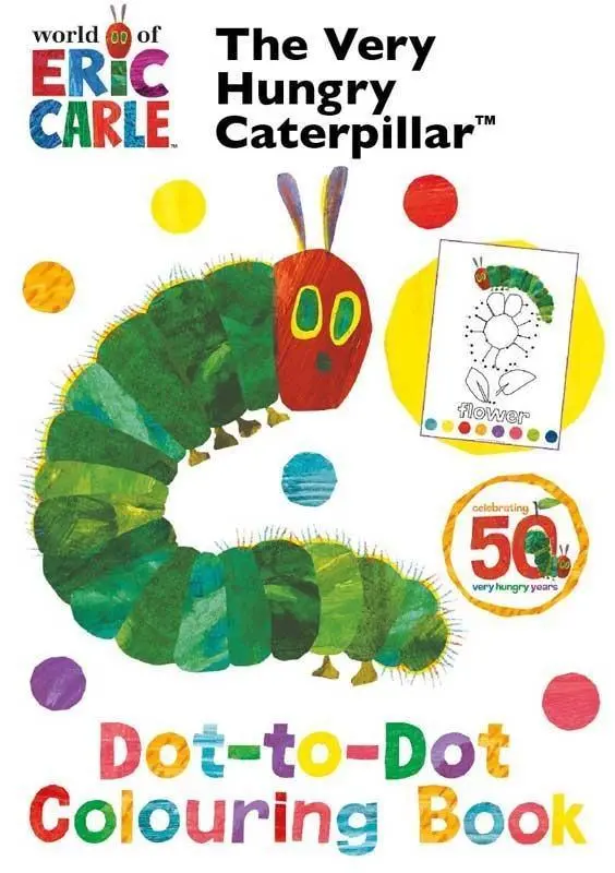 Very Hungry Caterpillar Dot To Dot Colouring Book 1