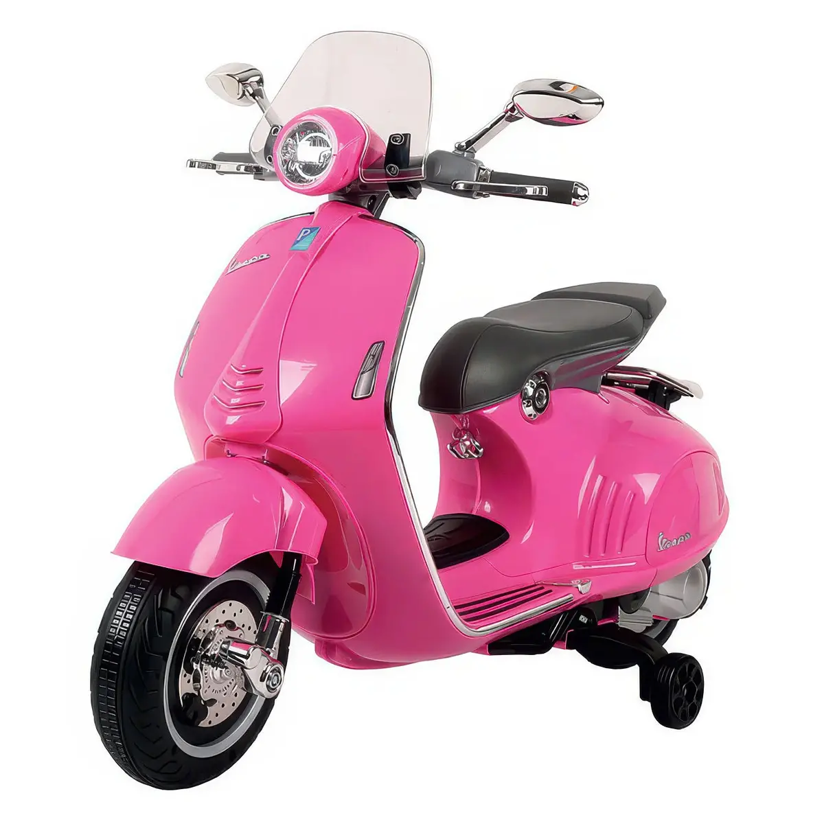 Vespa 946 Kids Electric 12V Battery Powered Motorbike Ride-On - Pink 1