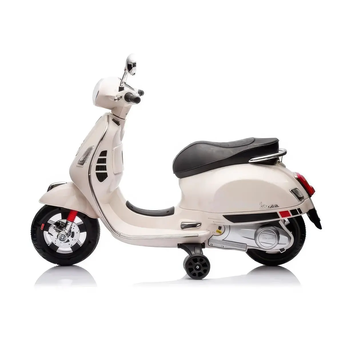Vespa Gts Super Electric 12V Motorbike Ride-On - White 2