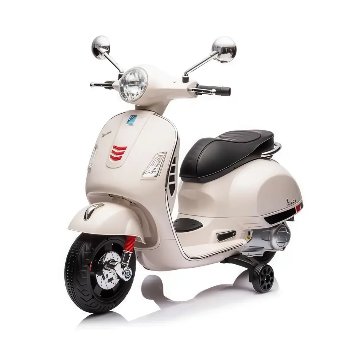 Vespa Gts Super Electric 12V Motorbike Ride-On - White 1