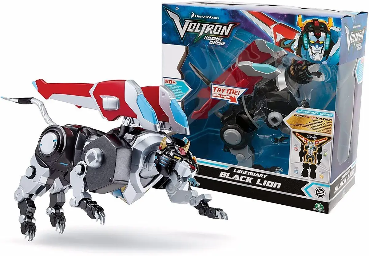 Voltron – Legendary Black Lion, Light And Sounds Action Toys & Playsets 1