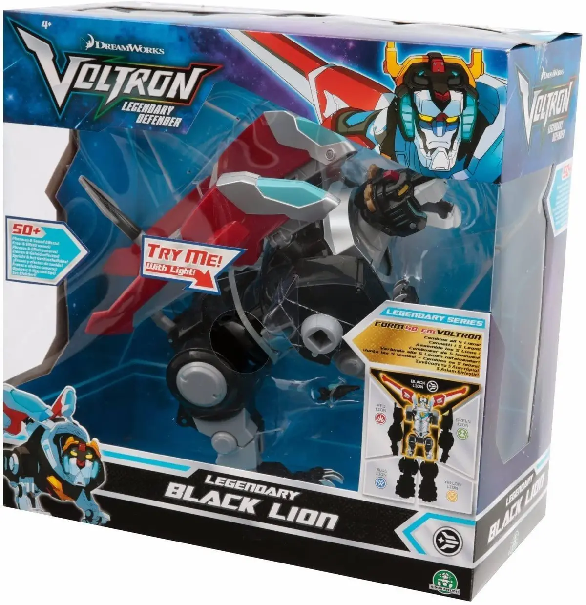 Voltron – Legendary Black Lion, Light And Sounds Action Toys & Playsets 2