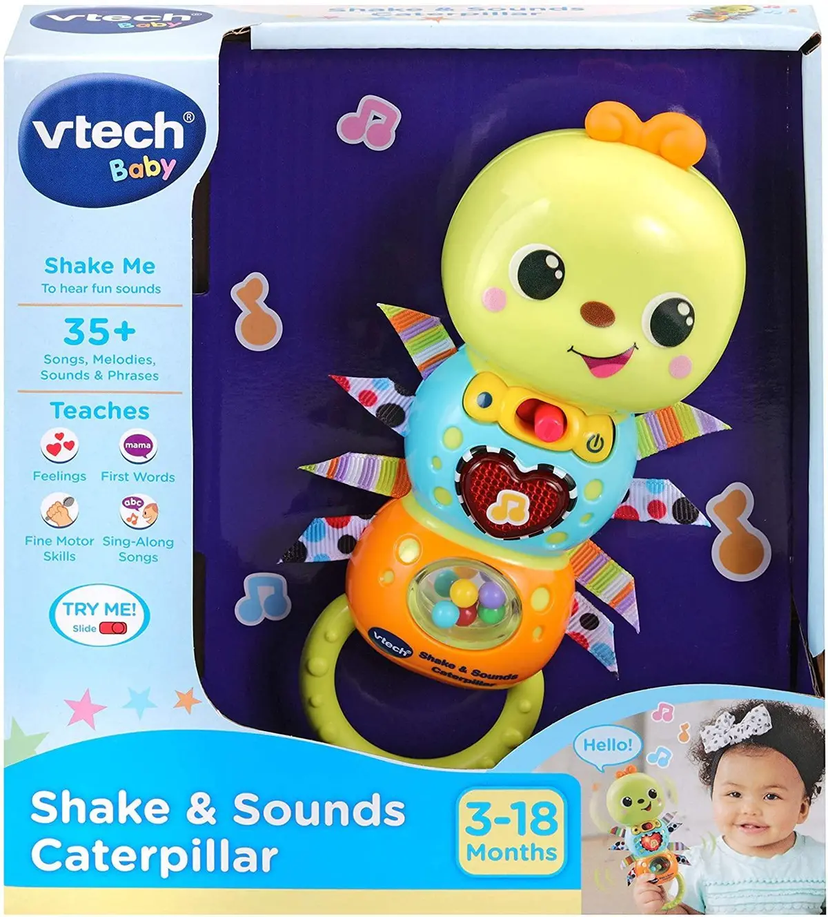 Vtech Baby Shake & Sounds Caterpillar 1