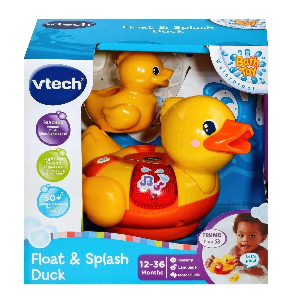 Vtech Bath Toy Float & Splash Duck 1