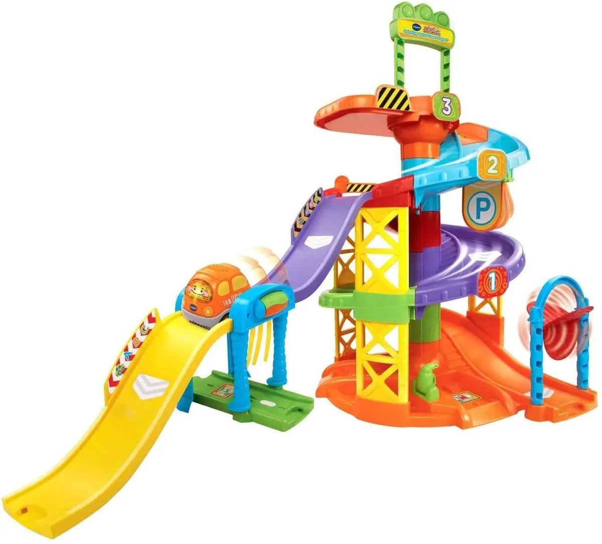 Vtech Go! Go! Smart Wheels Spinning Spiral Tower Playset - Greek 1