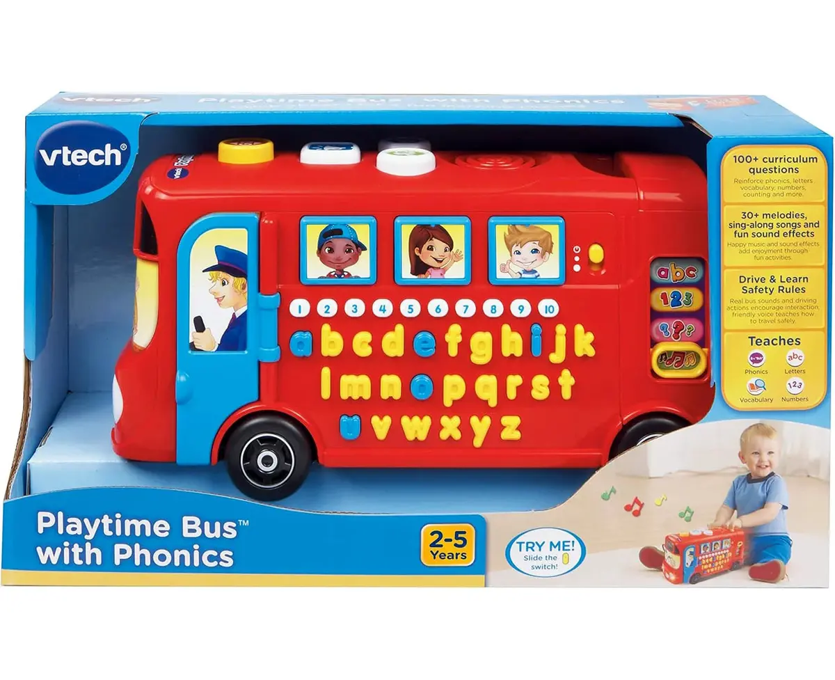 Vtech Playtime Learning Bus With Phonics 1