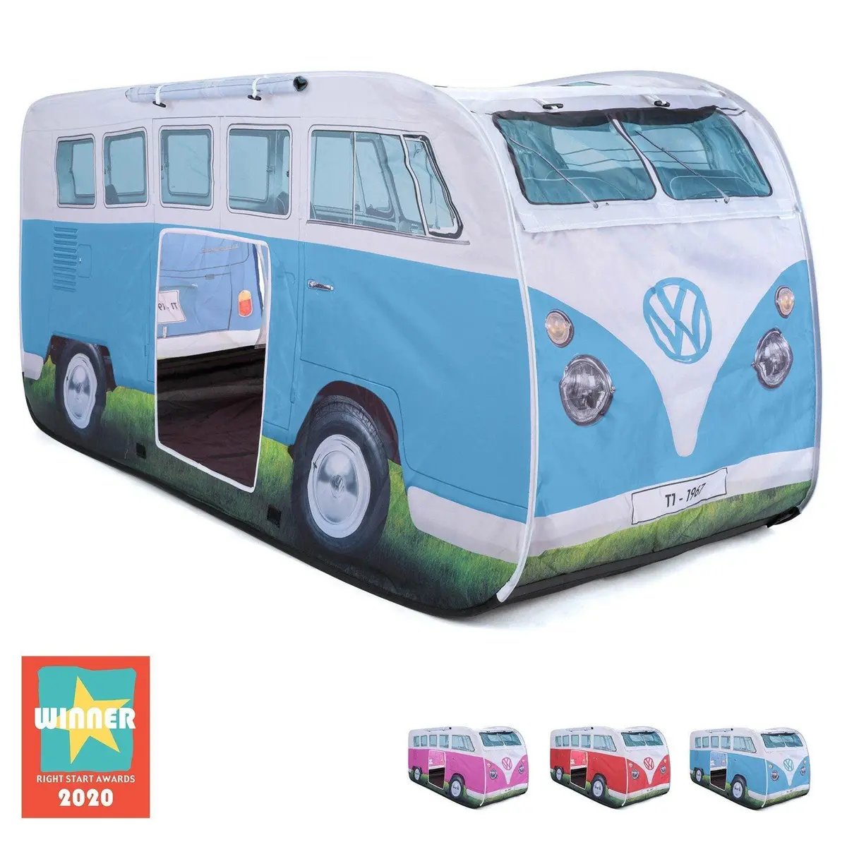 Vw Kids Pop Up Tent Dove Blue 1
