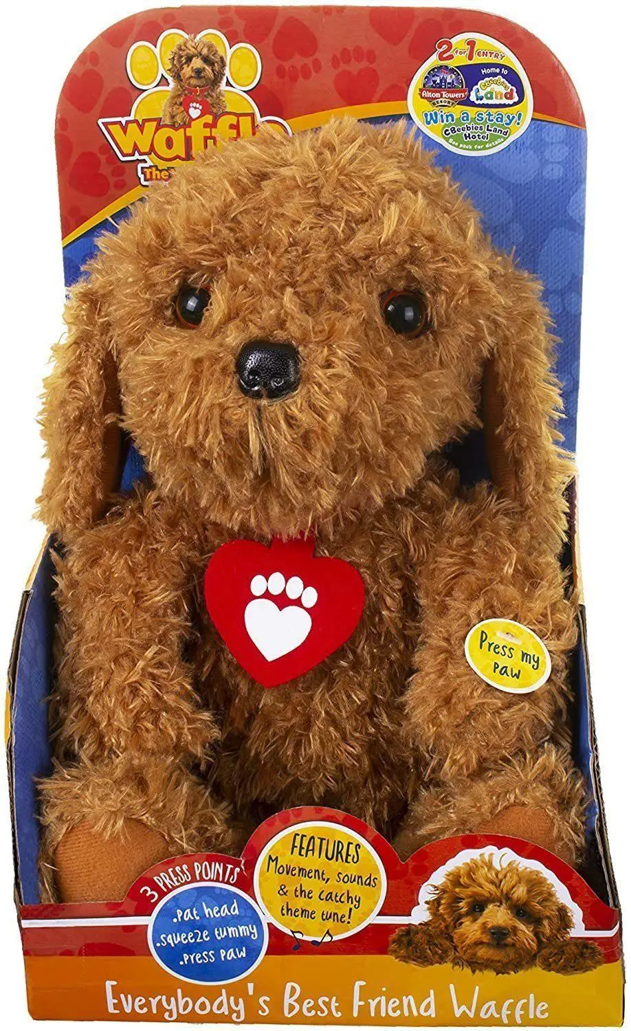Disney Waffle The Wonder Dog 3403 Interactive Soft Toy 1