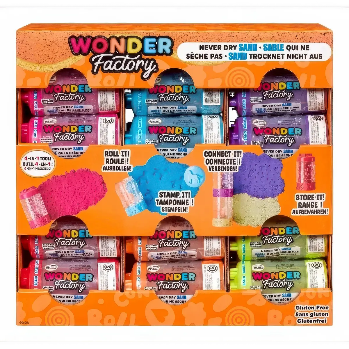 Wonder Factory Never Dry Sand Singles - Assorted 1