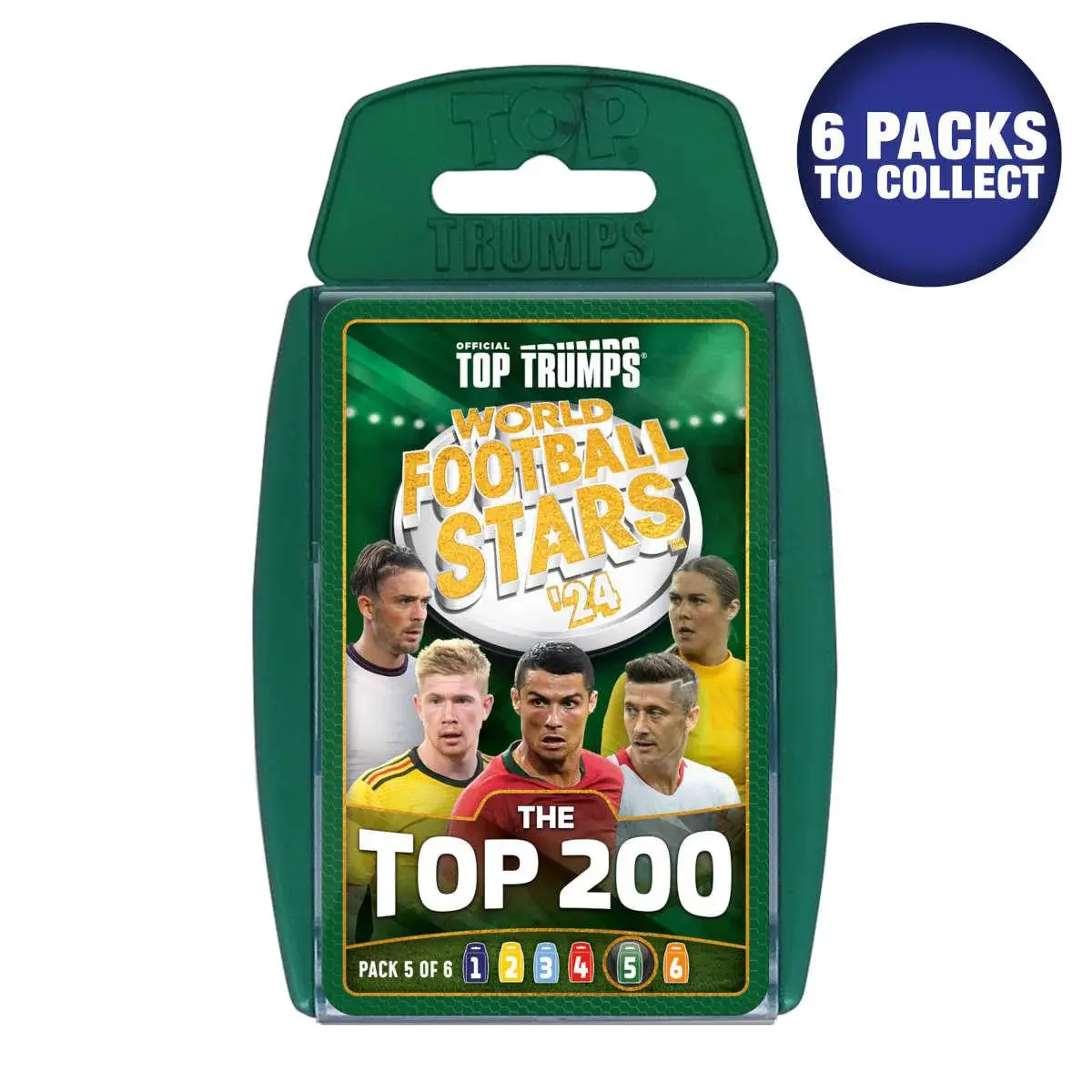 World Football Stars Top 200 - Pack 5 Top Trumps Card Game 1