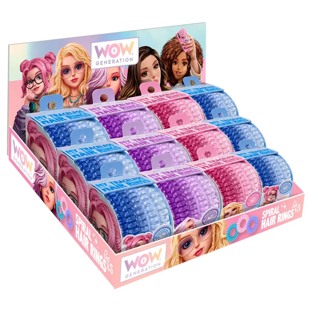 Wow Generation Spiral Hair Elastics - Assorted 1