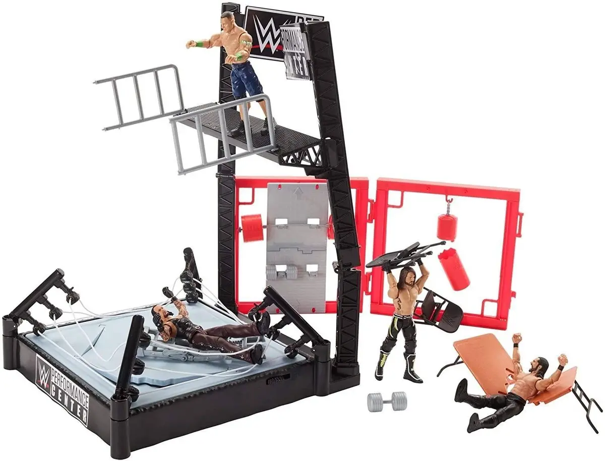 Wwe Ggb65 Wrekkin Performance Centre Playset Action Toys & Playsets 1