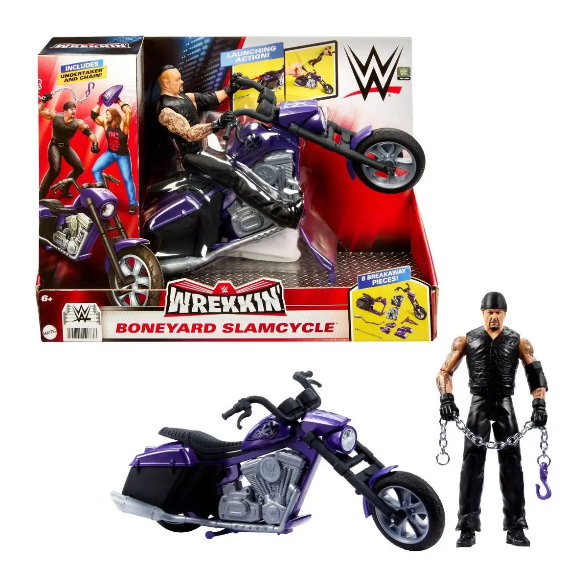 Wwe Wrekkin' Snag 'N Drag Slam Cycle 1