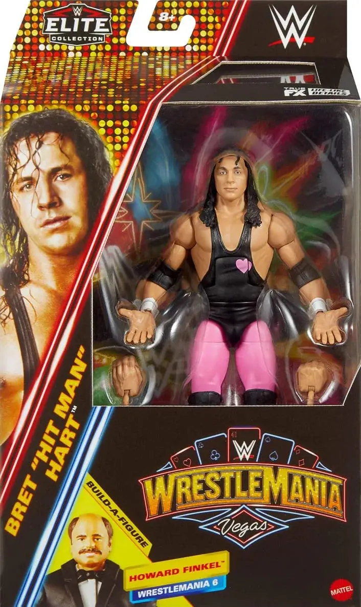 Wwe Wrestlemania Bret Hart Action Figure 1
