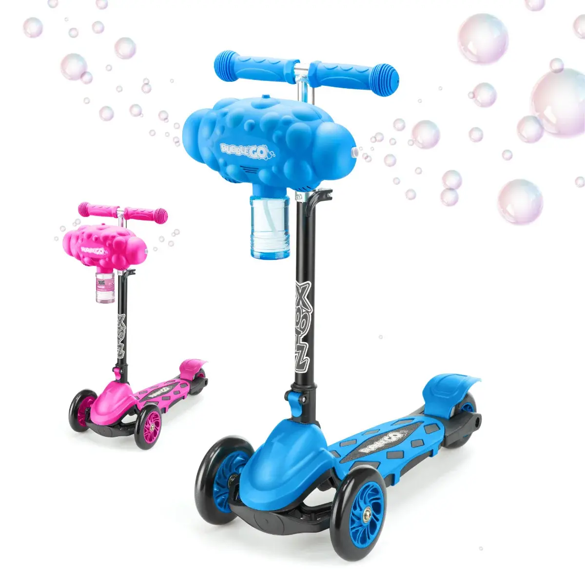 Xootz Bubble Go Foldable Tri-Scooter - Blue 1