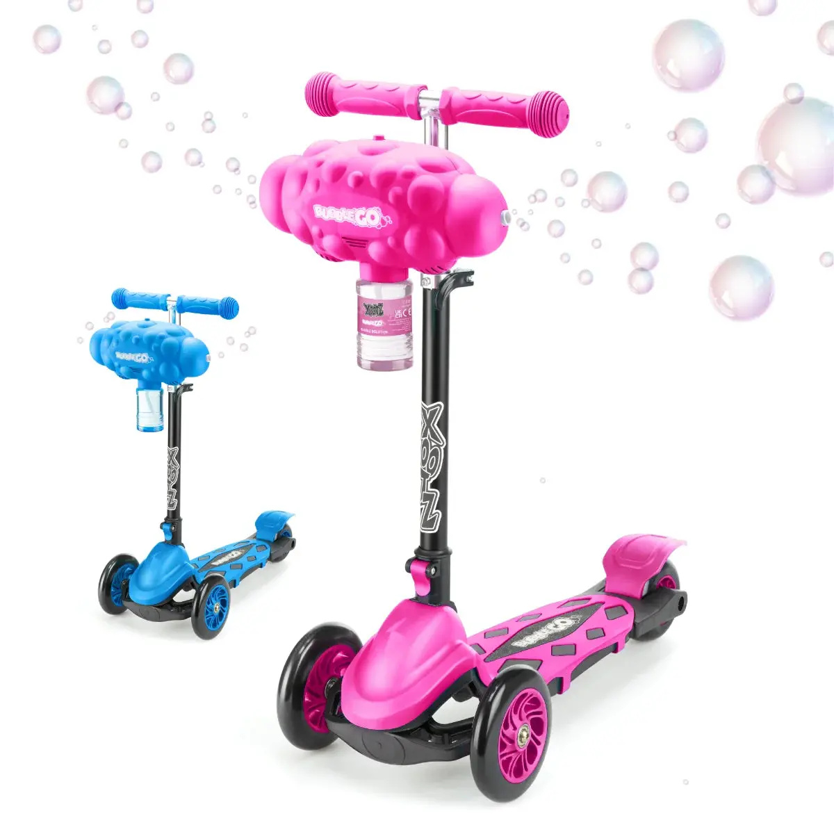 Bubble Go Foldable Tri-Scooter - Pink 1