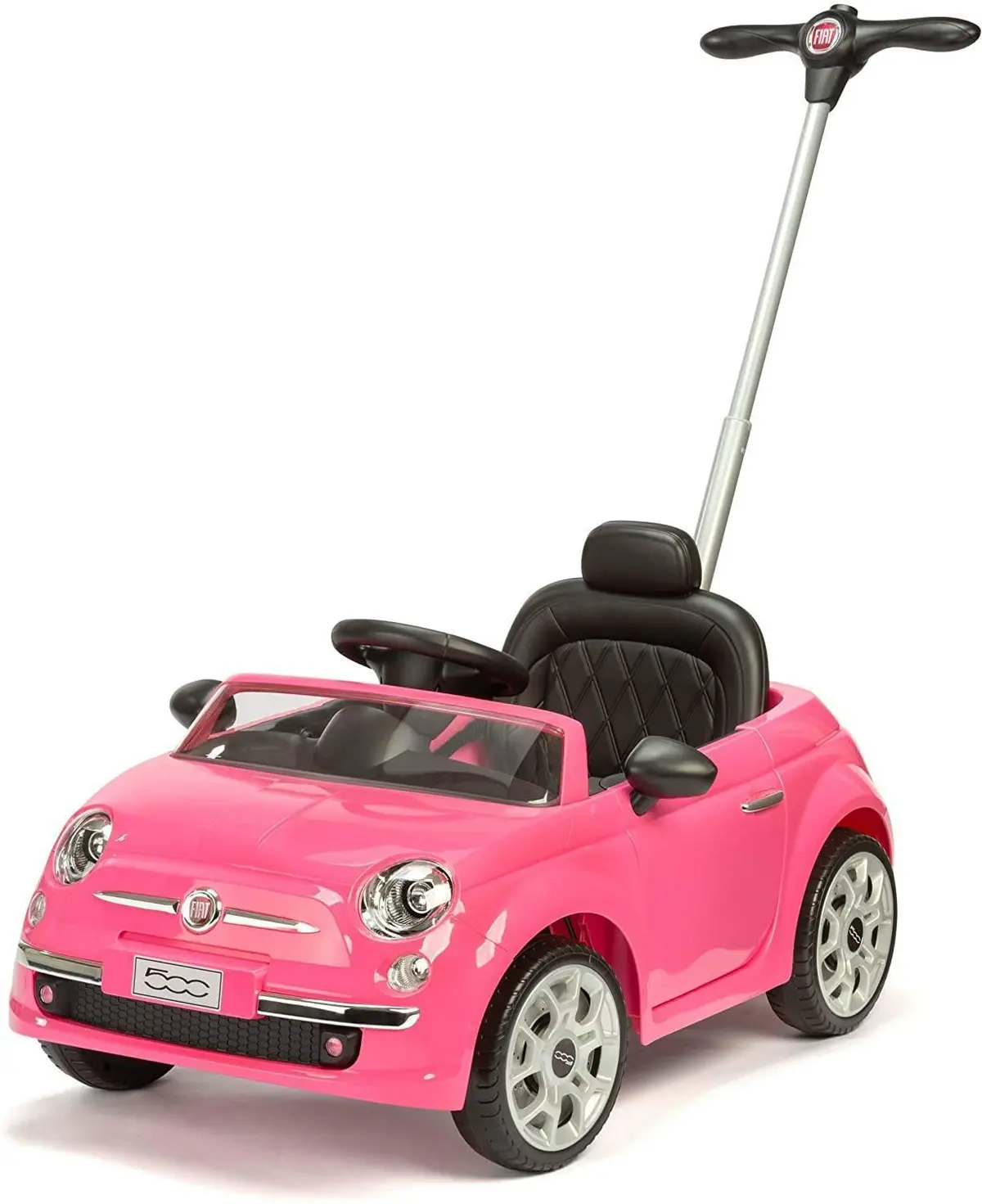 Xootz Fiat Kids Ride-On Car, Official Fiat 500, Pink 1