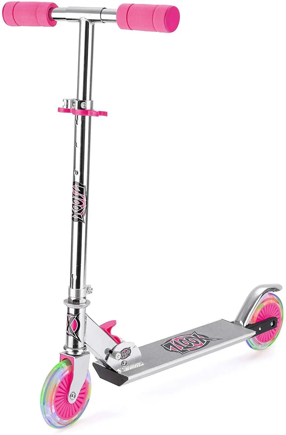 Xootz Led Scooter, Folding With Adjustable Handle Bars 1