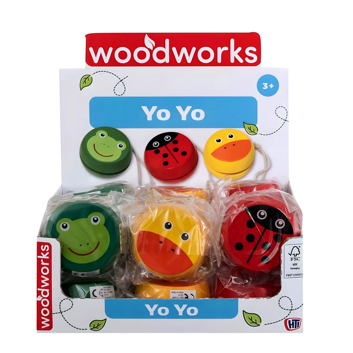 Yoyo Pals Wooden Yo-Yo - Assorted 1