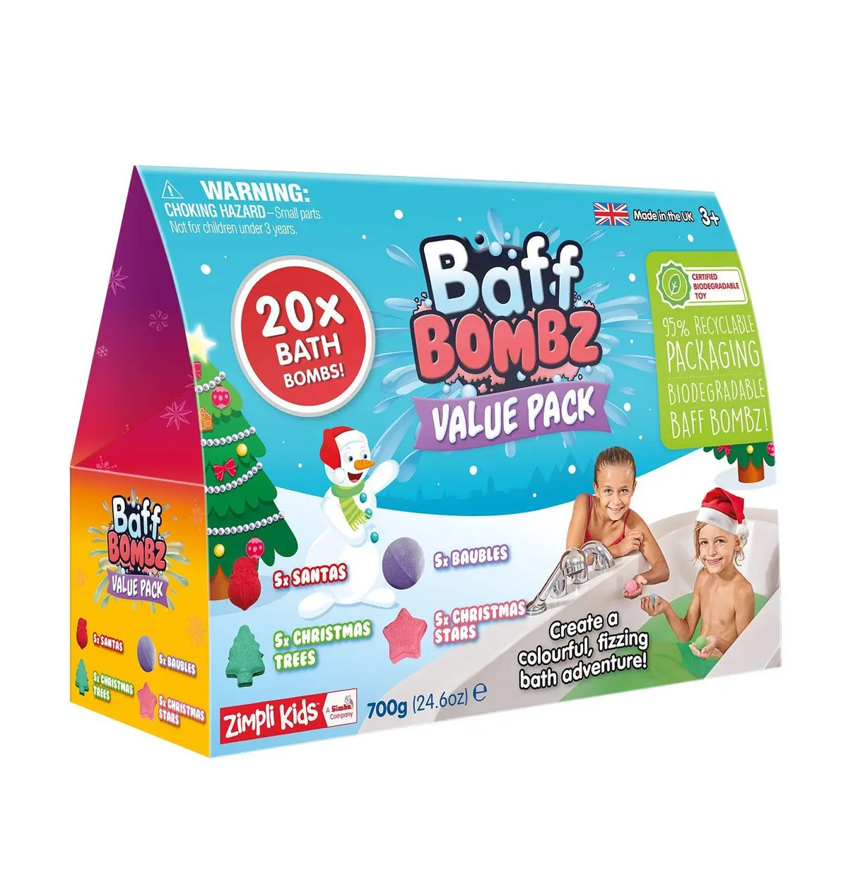 Zimpli Kids Christmas Baff Bombz - 20 Bath Pack 1