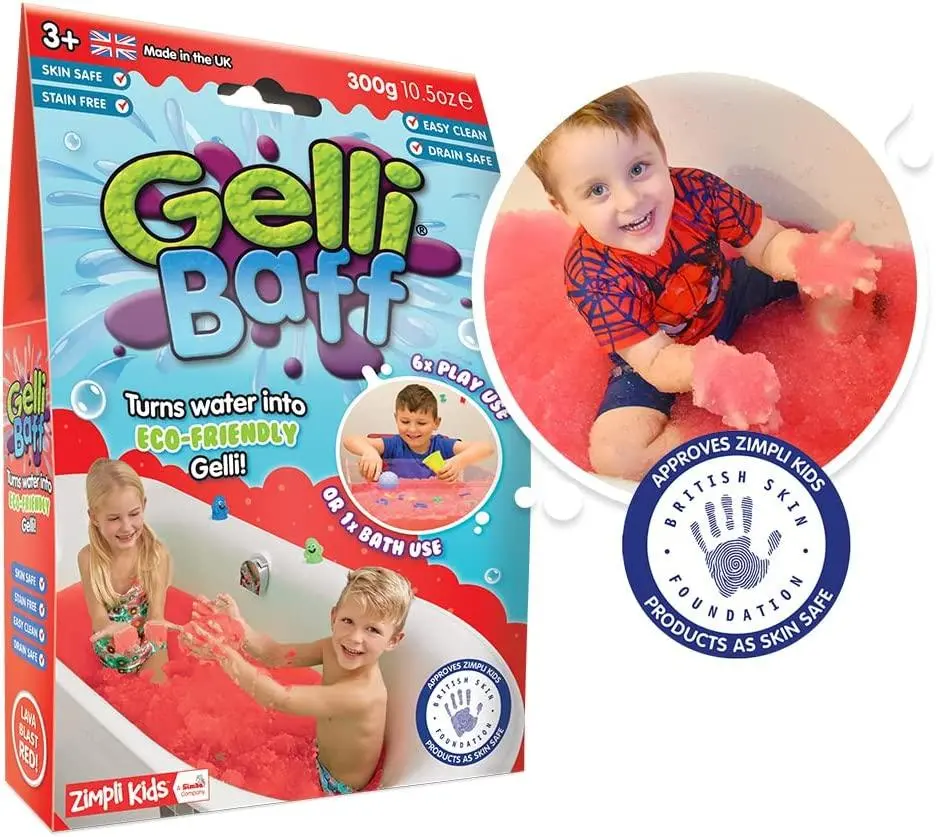 Zimpli Kids Gelli Baff 300G - Red 1