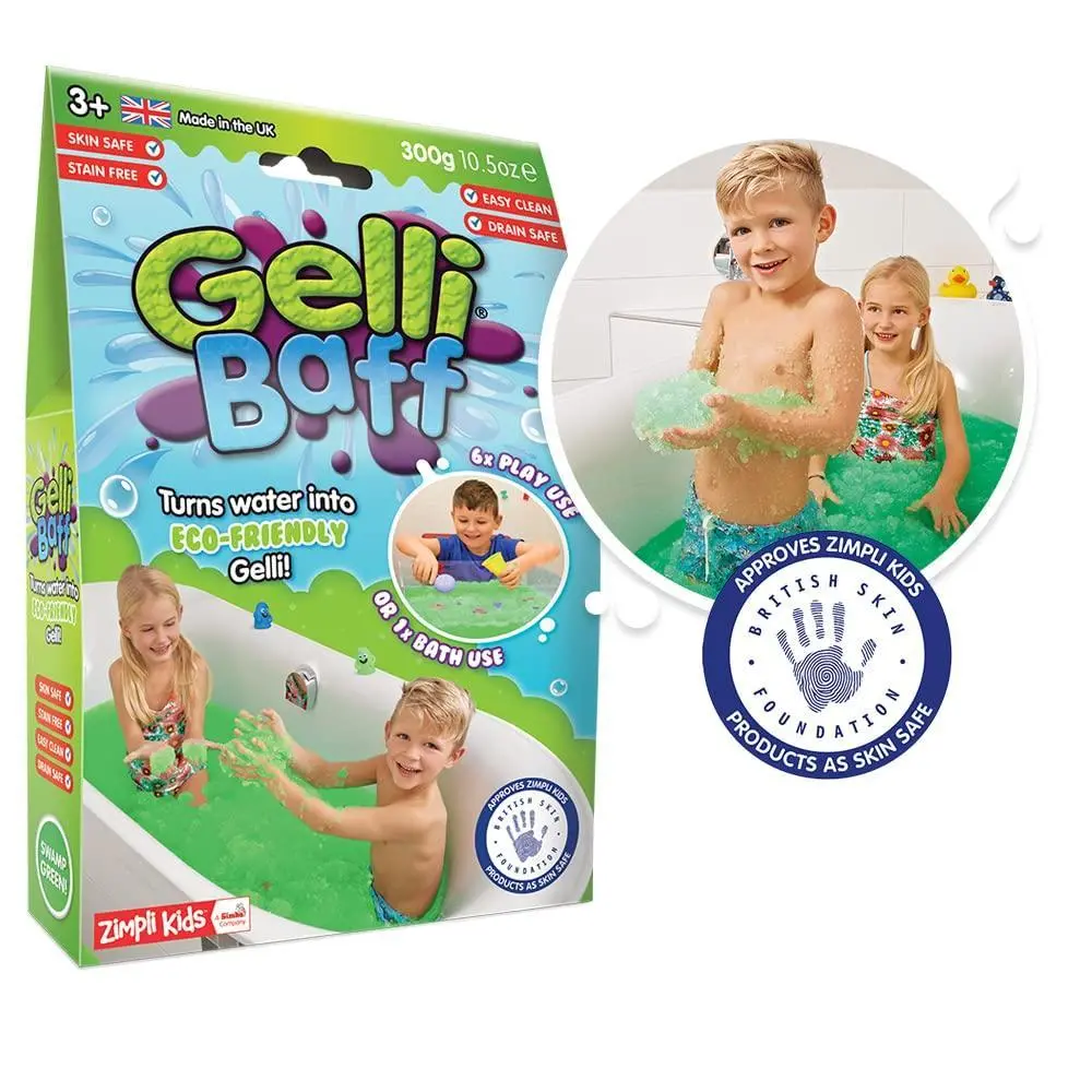 Zimpli Kids Gelli Baff Colour Change 300G - Green 1
