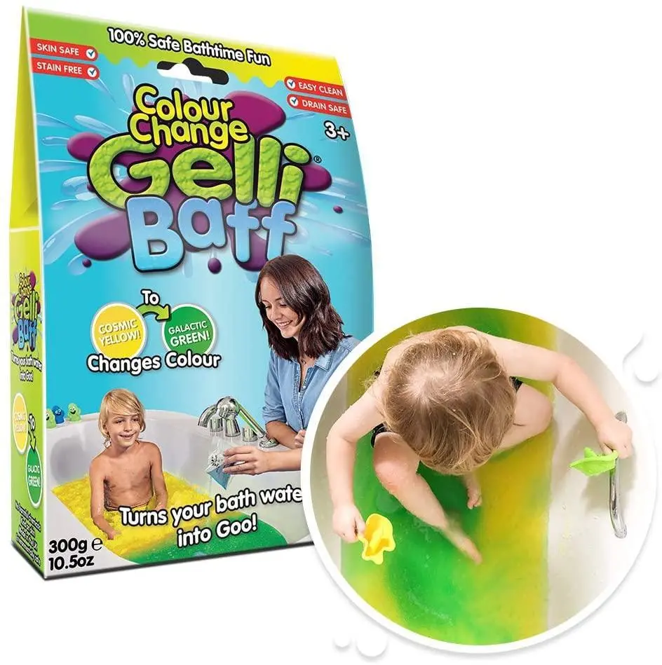 Zimpli Kids Gelli Baff Colour Change 300G - Yellow To Green 1