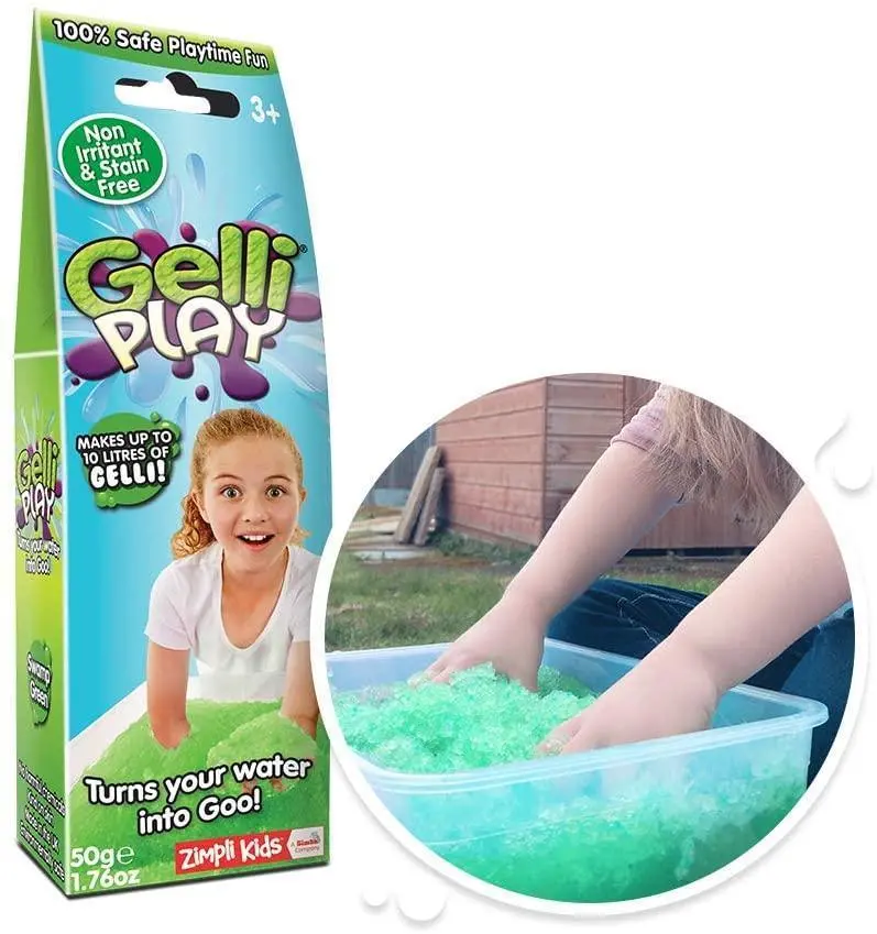 Zimpli Kids Gelli Play Goo Pack 125G - Swamp Green 1