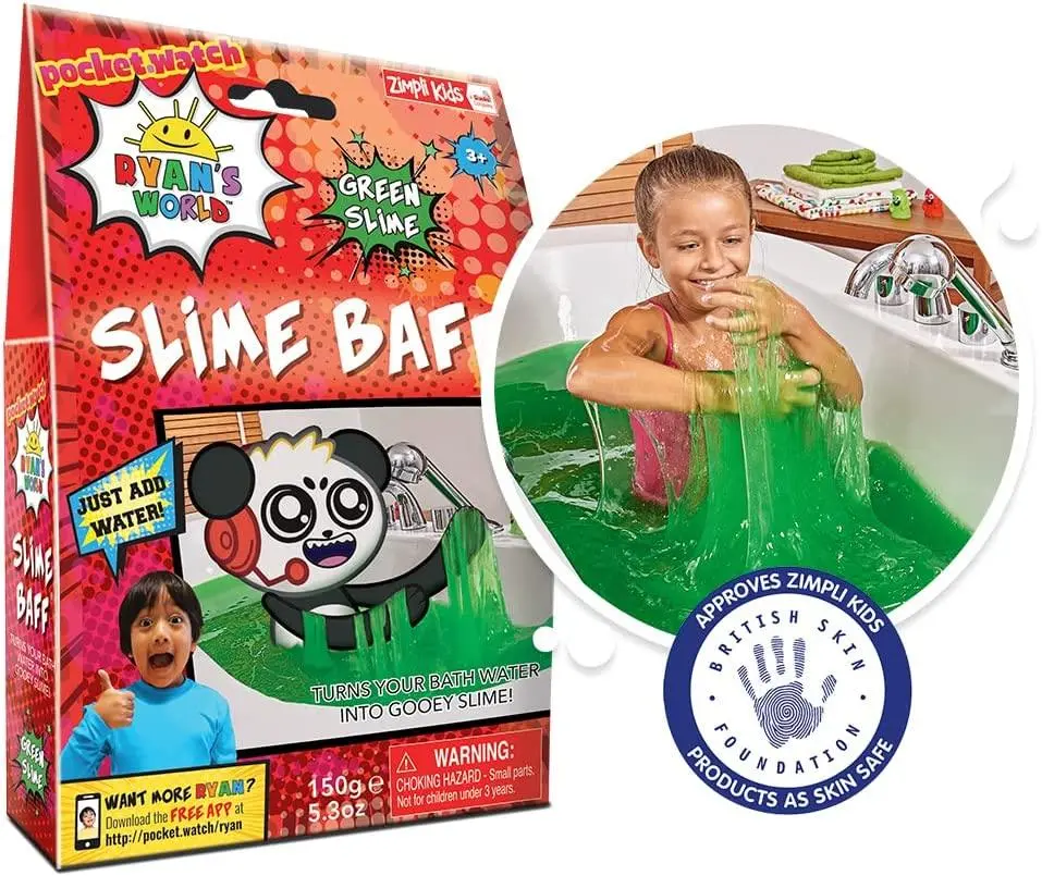 Zimpli Kids - Slime Baff Ryan's World 150G - Green 1